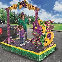Mardi Gras Parade Float Deluxe Decorating Kit - 10 Pc.