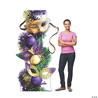 Mardi Gras Party Masks Cardboard Stand-Up