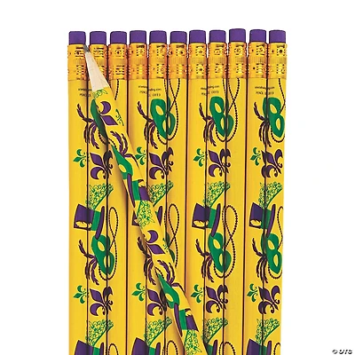 Mardi Gras Pencils