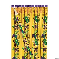 Mardi Gras Pencils