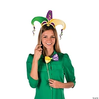Mardi Gras Photo Stick Props- 12 Pc.