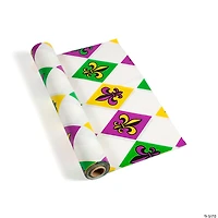 Mardi Gras Plastic Tablecloth Roll