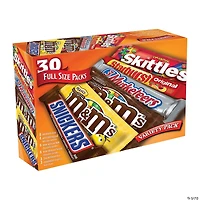 MARS Chocolate and Candy Full Size Variety Pack, 30 Count