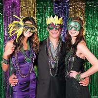 Masquerade Mask & Bead Assortment - 60 Pc.