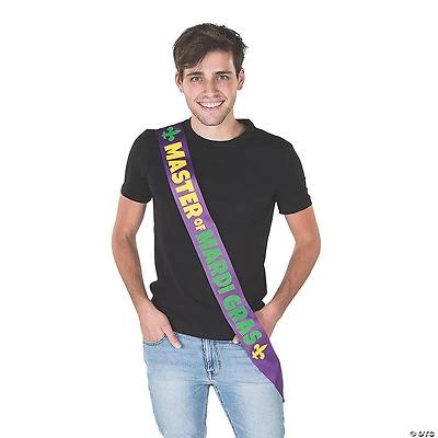 Master of Mardi Gras Sash