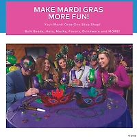 Mega Bulk 500 Pc. Mardi Gras Bead Necklace Assortment