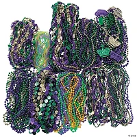 Mega Bulk 500 Pc. Mardi Gras Bead Necklace Assortment