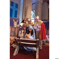 Mega Nativity Pageant Costume & Props Kit with Script - 46 Pc.