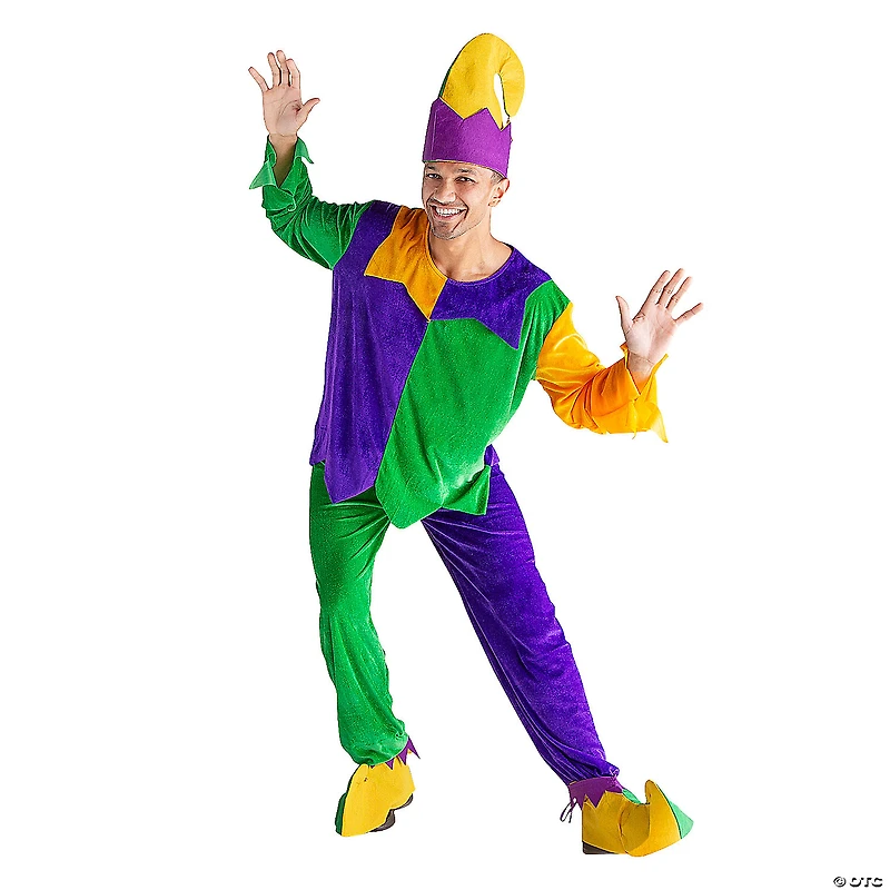 Men’s Mardi Gras Jester Costume