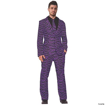 Men's Bat Suit and Tie Costume - Extra Large