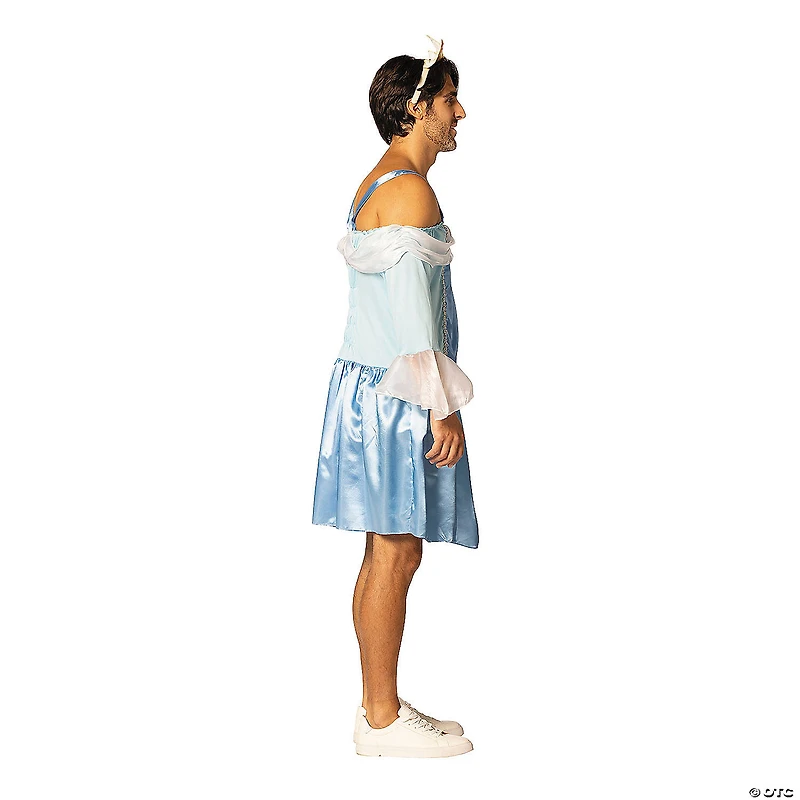 Men's Blue Cinderfella Polyester Dress Costume - One Size Fits Most