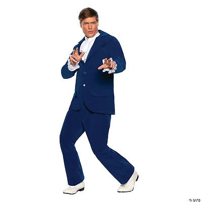Men's Blue Groovy Sixties Costume