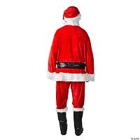 Men's Complete Velour Santa Suit Costume