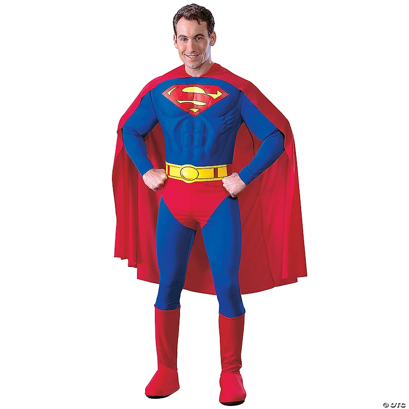 Men's Deluxe Muscle Chest Superman Costume