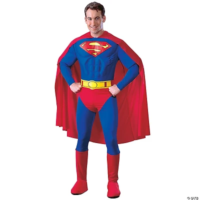 Men's Deluxe Muscle Chest Superman Costume