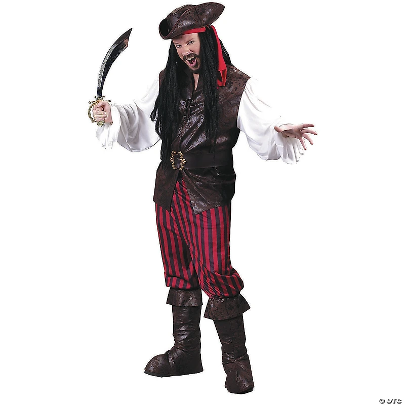 Men's High Seas Buccaneer Pirate Costume