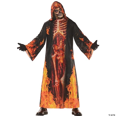 Men's Horror Skeleton Robe
