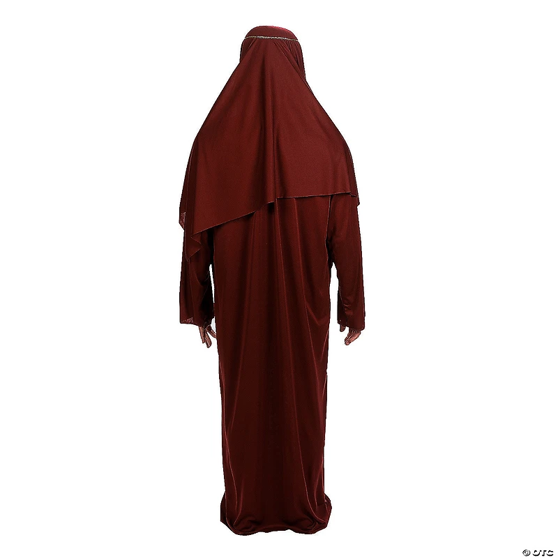 Men's Maroon Robe and Hat Nativity Costume