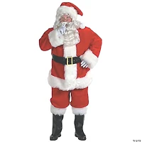 Men's Plus Size Rich Velvet Santa Suit Costume