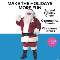 Men's Premium Plush Santa Suit Costume