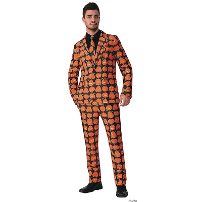 Men's Pumpkin Suit Costume - Extra Large