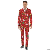Men's Red Icon Christmas Suit
