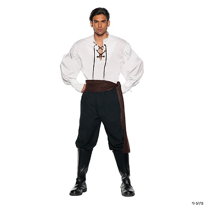 Men's White Renaissance Costume Shirt