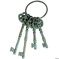 Metal Lock and Keys Costume Accessory Prop