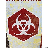Metal Zombie Outbreak Sign