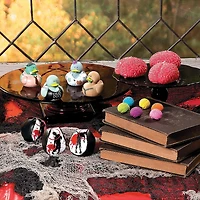 Mini Brain-Shaped Erasers - 24 Pc.