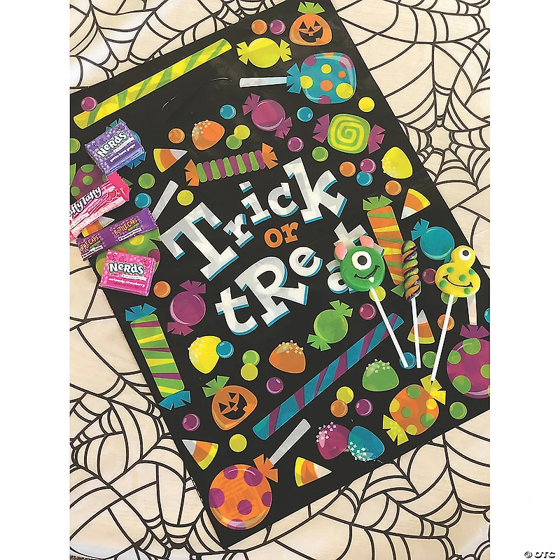 Mini Brights Halloween Twisty Grape-Flavored Lollipops