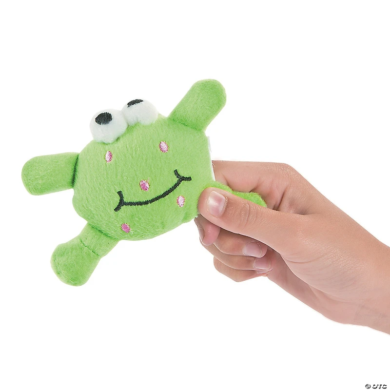 Mini Colorful Stuffed Monster Characters - 12 Pc.
