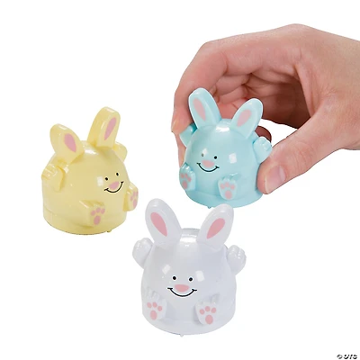 Mini Easter Bunny Pull-Back Toys - 12 Pc.