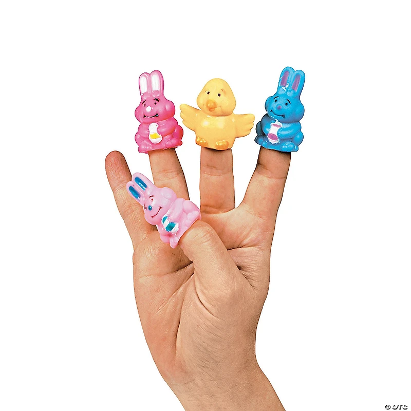 Mini Easter Finger Puppets - 24 Pc.