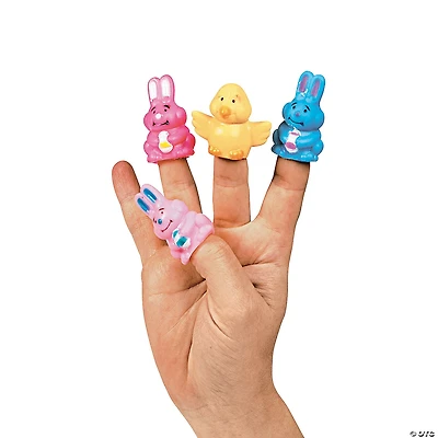 Mini Easter Finger Puppets - 24 Pc.
