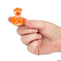 Mini Glow-in-the-Dark Halloween Rubber Ducks - 24 Pc.