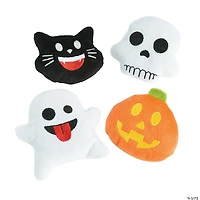 Mini Halloween Emojis Stuffed Characters - 12 Pc.