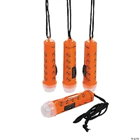 Mini Halloween Flashlights on A Rope - 12 Pc.