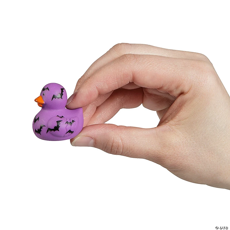 Mini Halloween-Printed Rubber Ducks