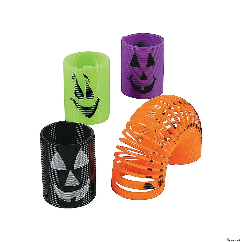 Mini Jack-O’-Lantern Magic Springs - 12 Pc.