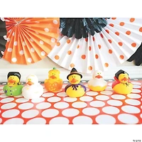 Mini Jack-O'-Lantern Rubber Ducks - 12 Pc.