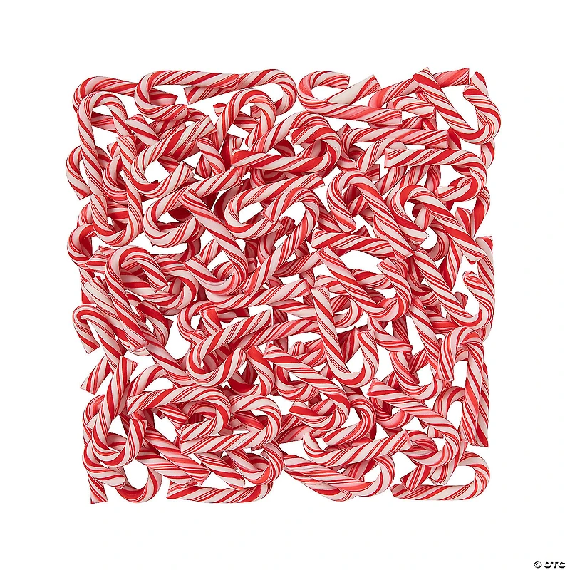 Mini Peppermint Candy Canes - 100 Pc.