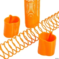 Mini Pumpkin-Shaped Orange Plastic Magic Springs