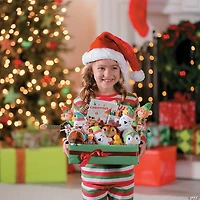 Mini Roly Poly Nordic Noel Stuffed Animals - 12 Pc.