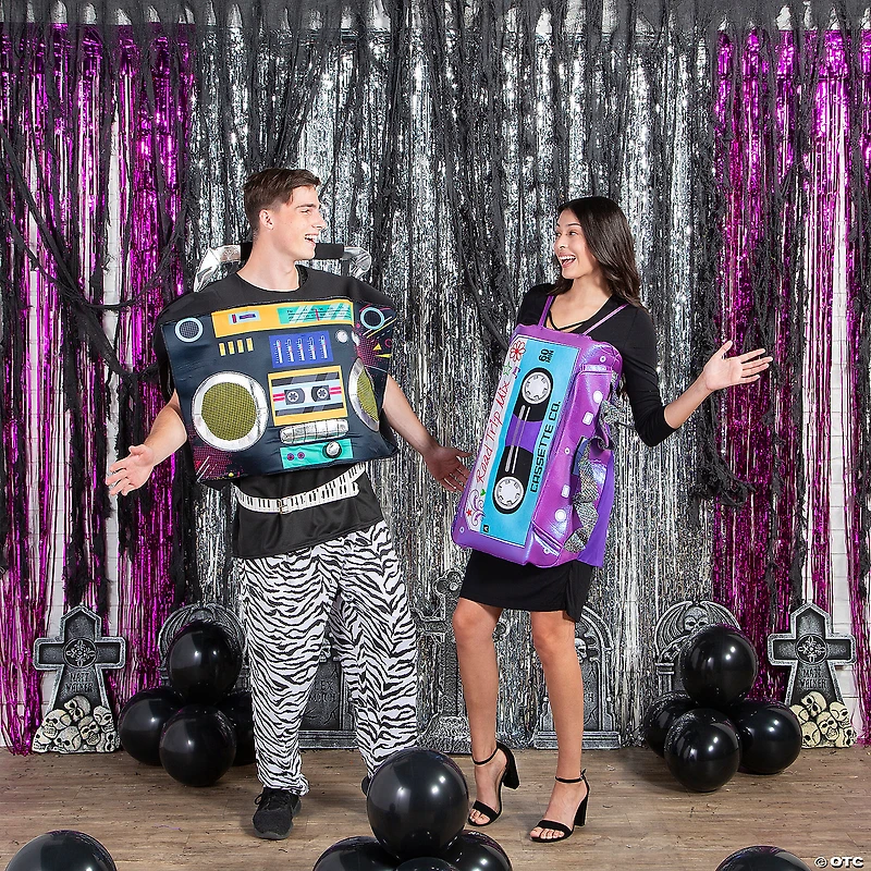 Mix Tape & Boom Box Couple Costumes