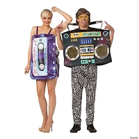 Mix Tape & Boom Box Couple Costumes