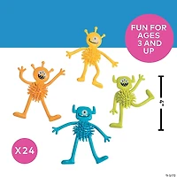 Monster Porcupine Bendables - 24 Pc.