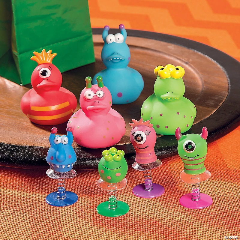 Monster Rubber Ducks - 12 Pc.