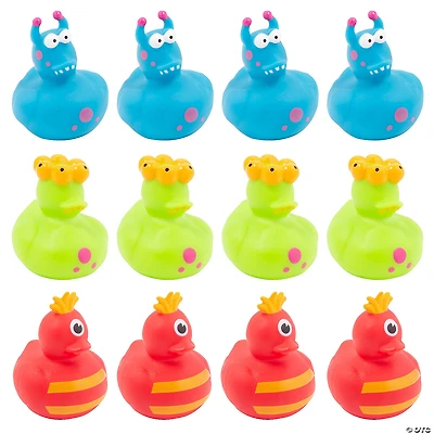 Monster Rubber Ducks - 12 Pc.