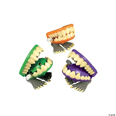 Monster Wind-Up Chomping Teeth - 12 Pc.